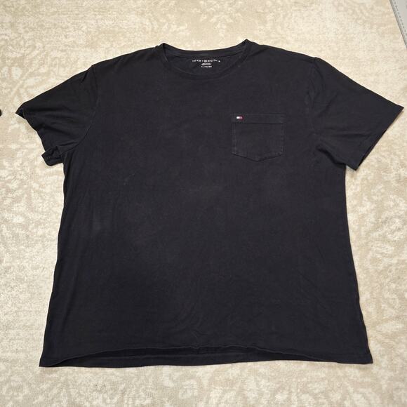 Tommy Hilfiger Black Mens T-shirt XL - Picture 1 of 6